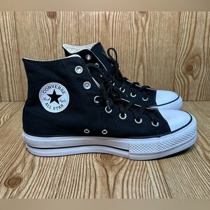 Converse platform  Black High-Top Sneakers